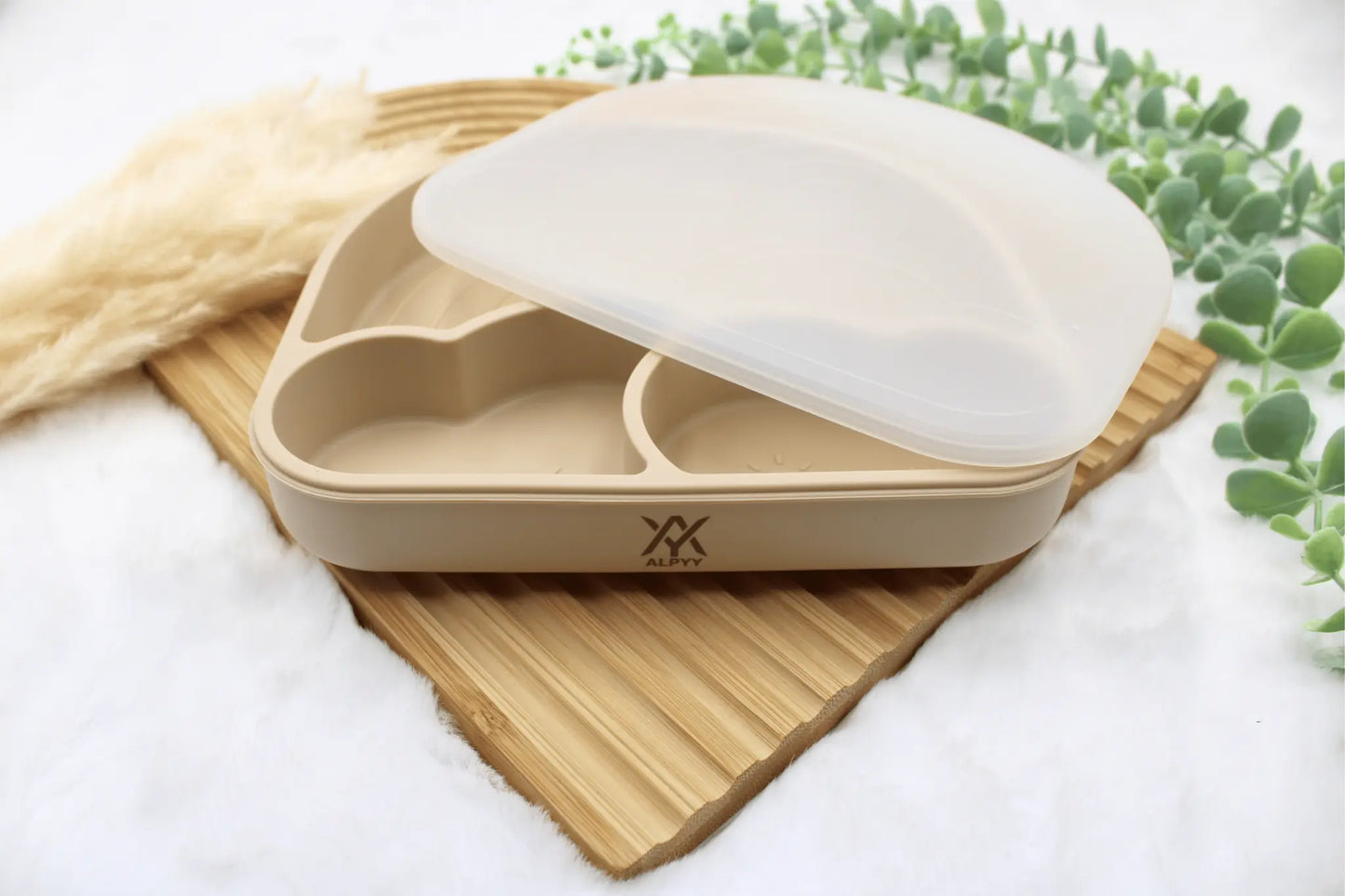 Mahlzeit-teller-regenbogen-design-beige