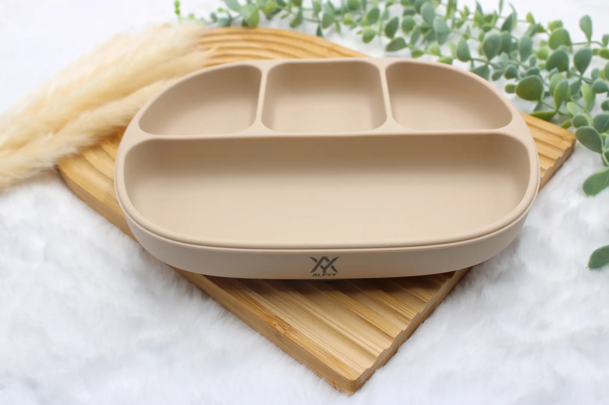 Kinder-und-Baby-Essteller-beige