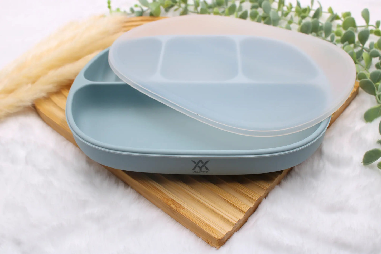 Kinder-und-Baby-Essteller-blau