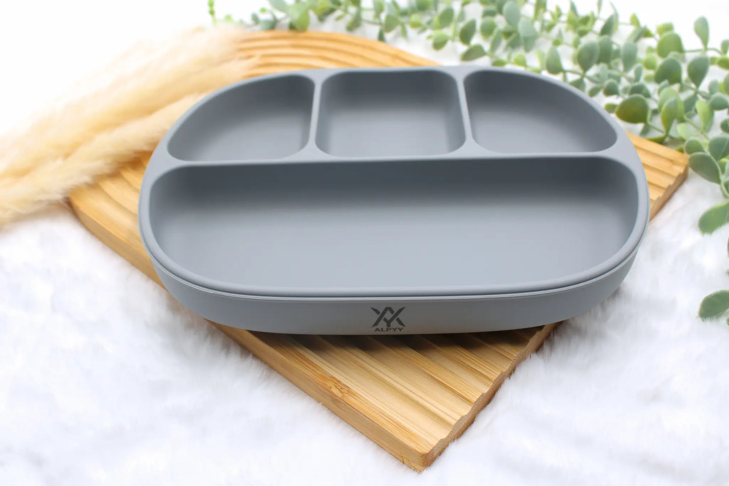 Kinder-und-Baby-Essteller-grau