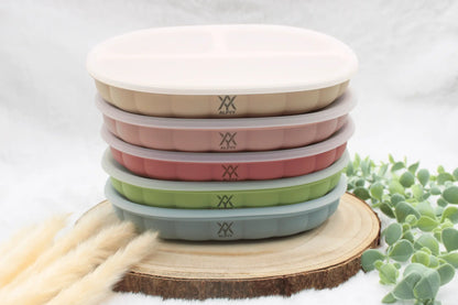 Silikon-Essteller-mit-saugnapf