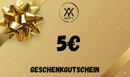 Geschenkgutschein 5€ Alpyy
