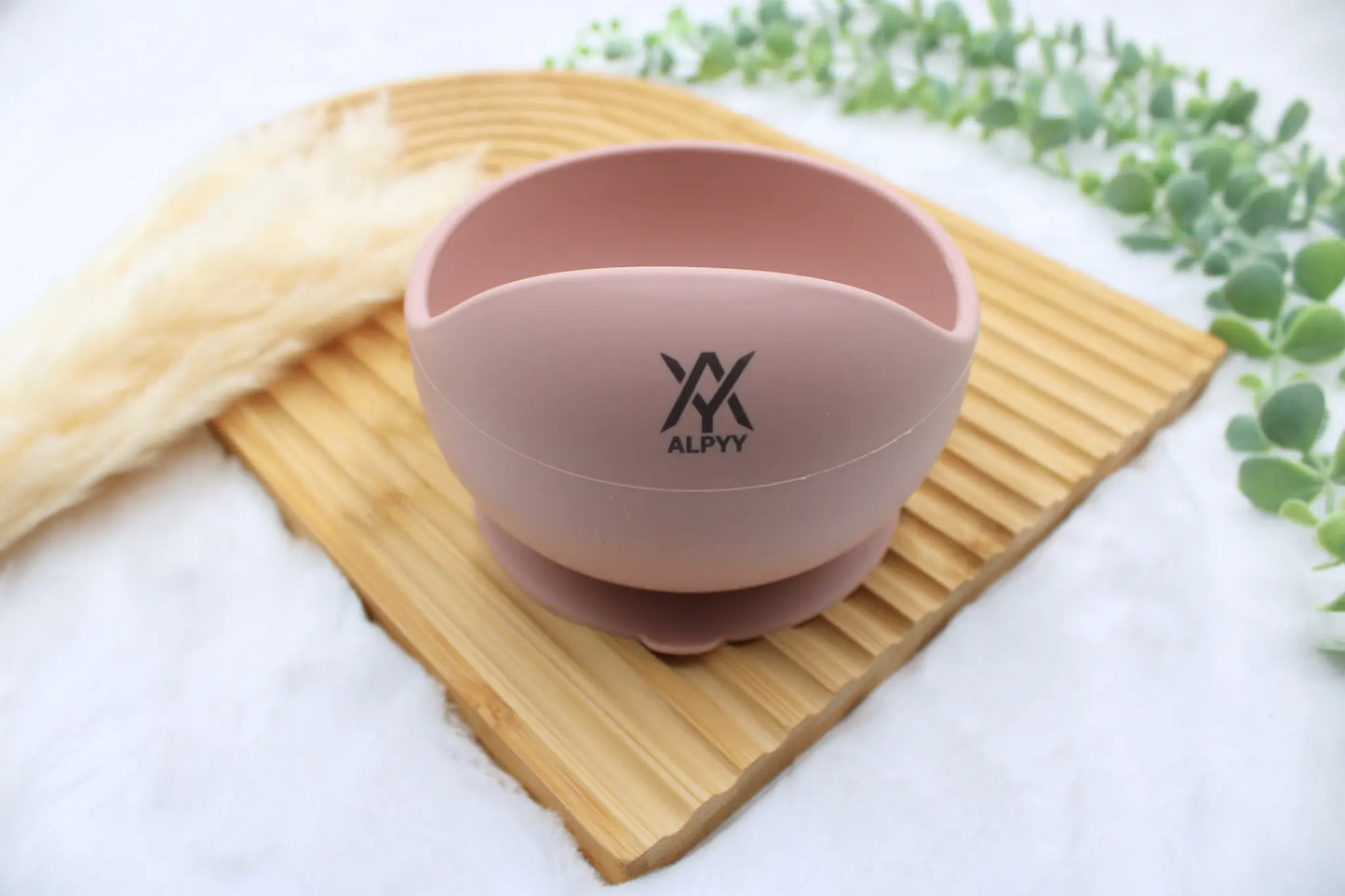 Rosa Kinder Bowl aus BPA-freiem Silikon