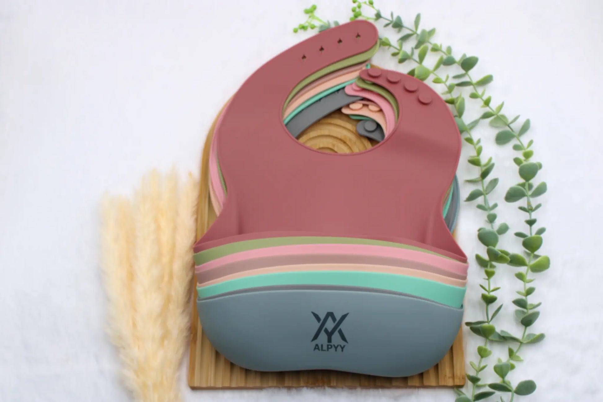 BPA-freies Lätzchen Silikon für Babys und Kleinkinder